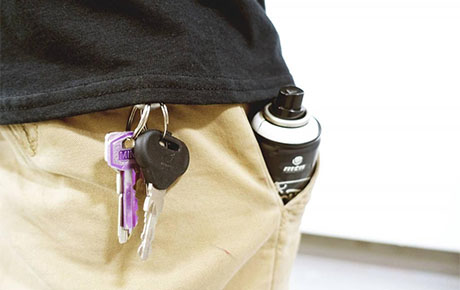 A pocket-sized spray 